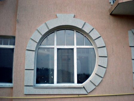 окна нестандартных размеров, полукруглые пластиковые окна, пластиковые окна с закруглением, необычные пластиковые окна